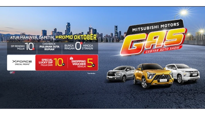 Program Penjualan Mitsubishi Motors Gebyar Auto Show (GAS) Oktober 2024